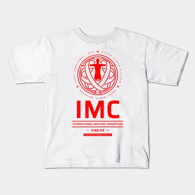 International Machine Consortium Red Kids T-Shirt by jeffsmoll